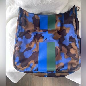 Ahdorned Neoprene Cross Body Bag Camouflage Purse Handbag